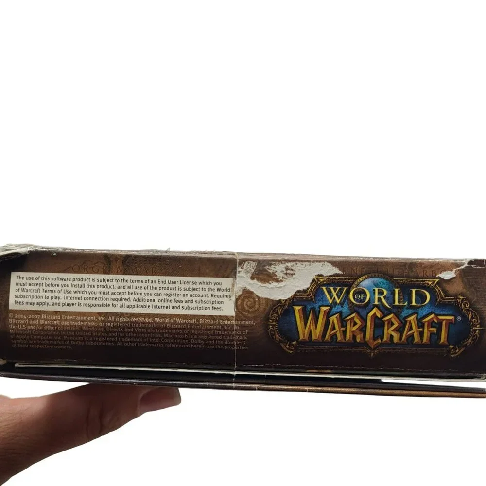 World of Warcraft Original Box PC Windows Mac Game Blizzard 2004 5 Discs
